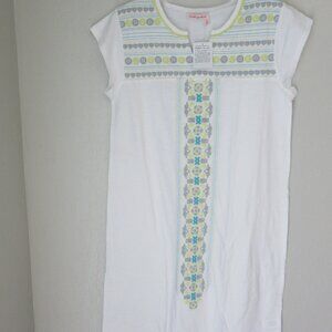 FRESH PRODUCE White Embroidered NWT XS Cotton Mini Dress